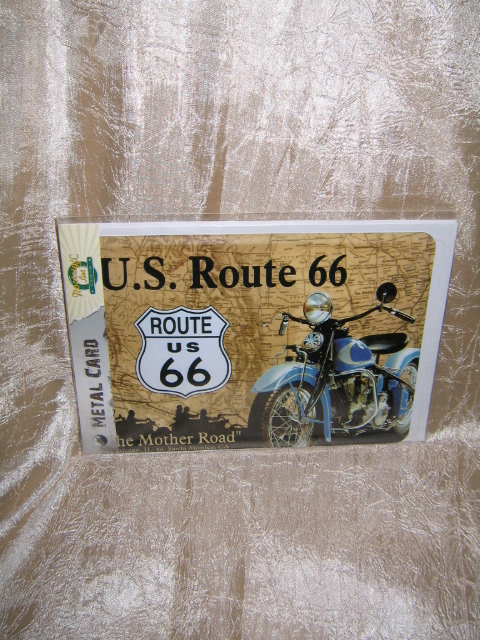 Plechová pohlednice - Route 66