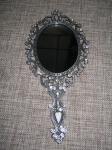 Stříbrné zrcadlo s kamínky