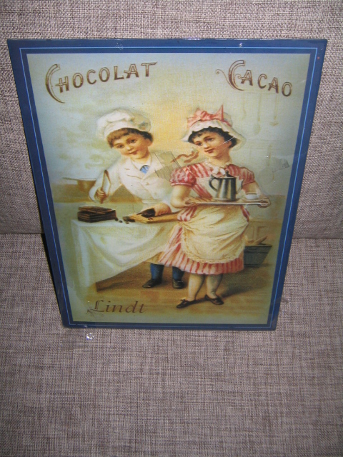Plechová cedule Chocolat Cacao