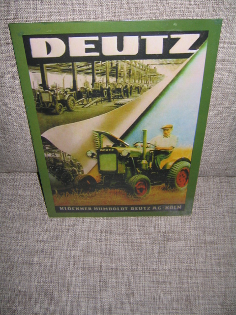 Plechová cedule DEUTZ