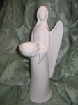 Porcelánový anděl na svíčku - malý