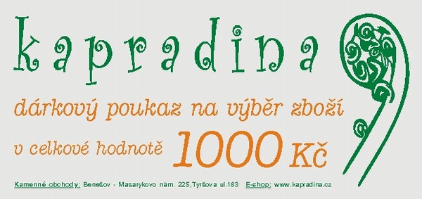 Dárkový poukaz 